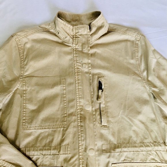 Kensie Jeans Women's Beige Khaki Tan Anorak‎ Jacket Size Small - Picture 5 of 11